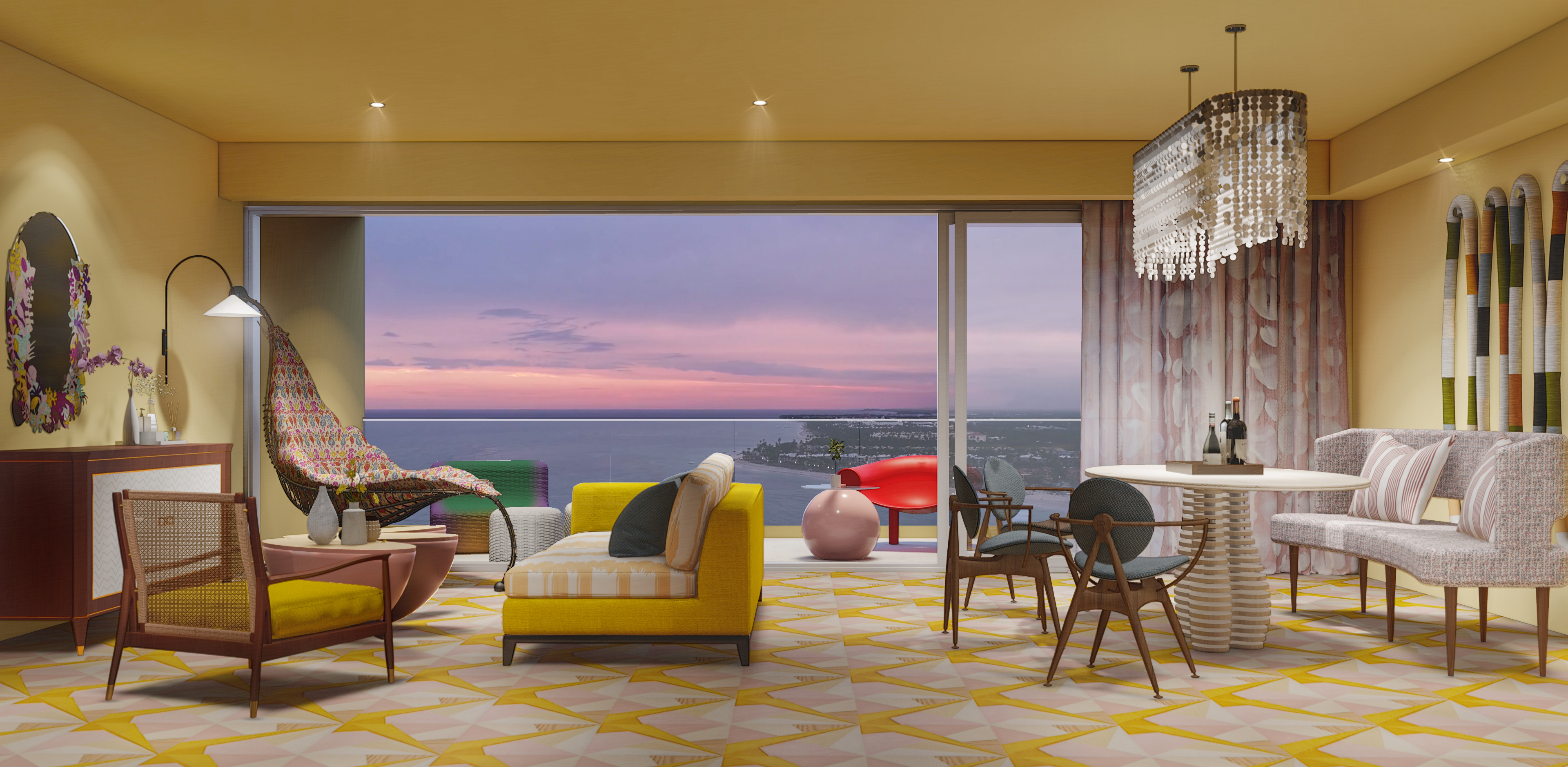 Above the Beach in Bucerias, MX